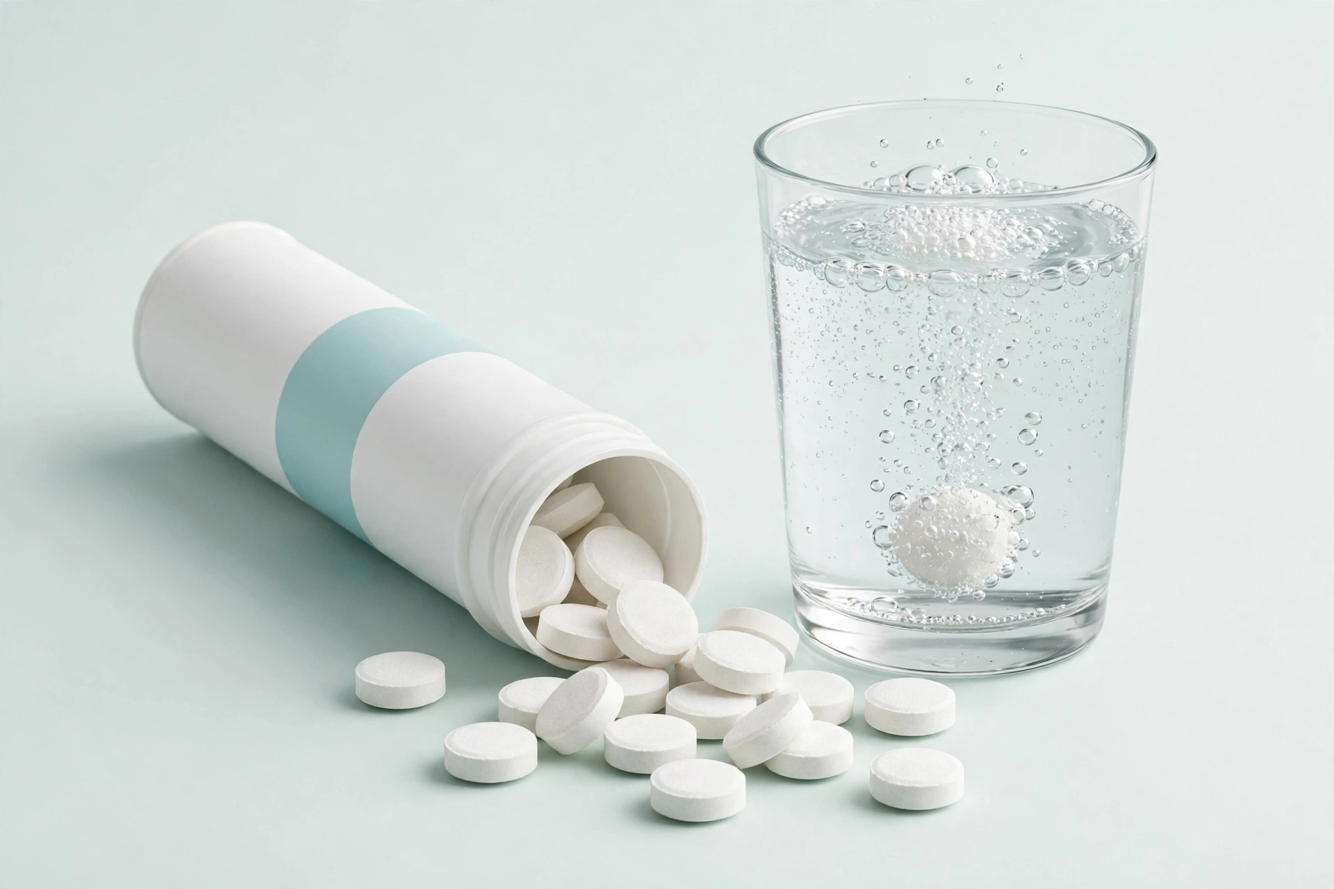 Illustration of Nuun effervescent tablets